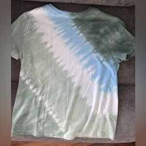 Tie-Dye T-Shirt in Green and Blue